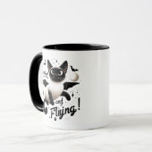 Mystischer Flug: Siam in halloween Night Tasse (Vorderseite Links)