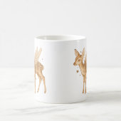Mystischer Flügelhirsch Cottagecore Kaffeetasse (Mittel)