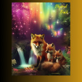 Mystischer Forest und Knospen Fotodruck