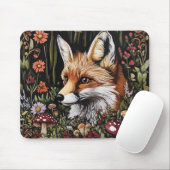 Mystischer Fuchs im verzauberten Wald Mousepad (Mit Mouse)