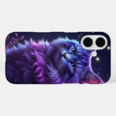 Mystischer Galaxy-Katzen-Handyhülle – Lila Kosmisc Case-Mate iPhone Hülle (Rückseite (Horizontal))