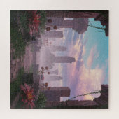 Mystischer Garten im Mystischen Tempel blühen Puzzle (Horizontal)