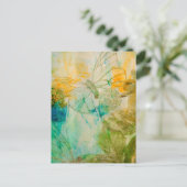 "Mystischer Garten - Sammlung der goldenen Postkarte (Stehend Vorderseite)