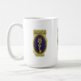 Mystischer goldener Schlüssel & Blühen: Elegantes  Kaffeetasse