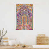 Mystischer Göttinnen-Kunstprint psychedelischer Ma Poster (Küche)