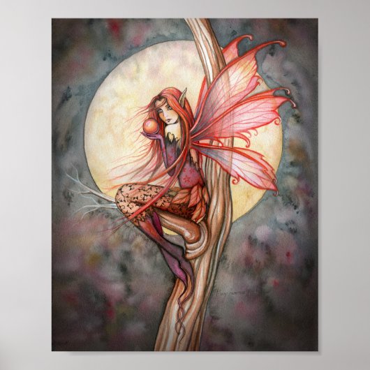 Mystischer Herbstfee Poster (Vorne)