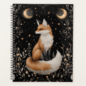 Mystischer Himmelsfox und Blume Planer (Vorderseite)