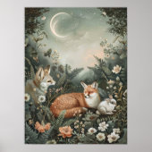 Mystischer Kern | Whimsical Natureposter Poster (Vorne)