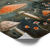 Mystischer Kern | Whimsical Natureposter Poster (Ecke)