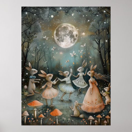 Mystischer Kern | Whimsical Natureposter Poster (Vorne)