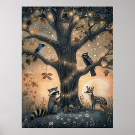 Mystischer Kern | Whimsical Natureposter Poster
