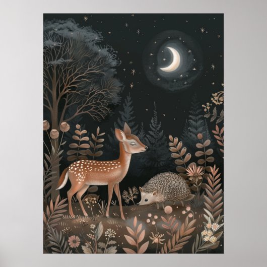 Mystischer Kern | Whimsical Natureposter Poster (Vorne)