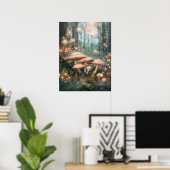 Mystischer Kern | Whimsical Natureposter Poster (Heimbüro)