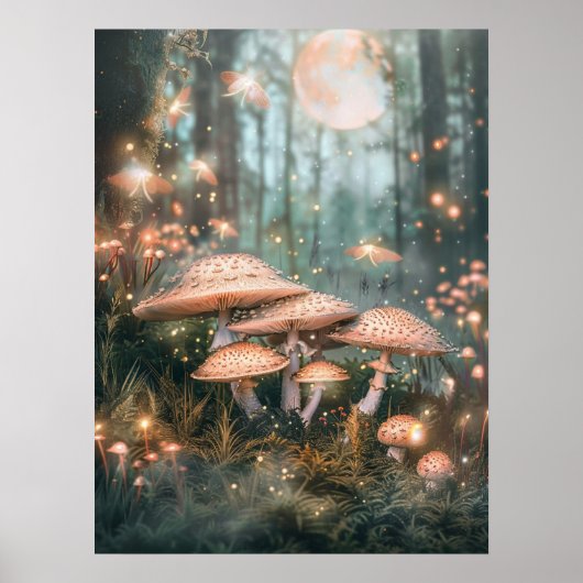 Mystischer Kern | Whimsical Natureposter Poster (Vorne)