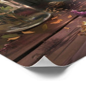 Mystischer Kern | Whimsikäre Natur Poster (Ecke)