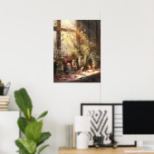 Mystischer Kern | Whimsikäre Natur Poster (Heimbüro)