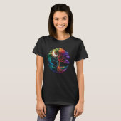 Mystischer Kernbaum Lebensmond T-Shirt (Vorne ganz)