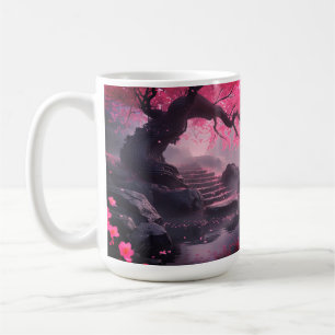 Mystischer Kirschblossomweg - Verzauberte Treppe Kaffeetasse