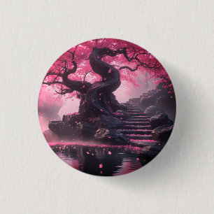 Mystischer Kirschblütenweg – Verzauberte Treppe Button