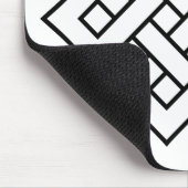 Mystischer Knoten - B&W 1 Mousepad (Ecke)