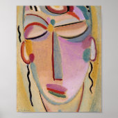 Mystischer Kopf, Meditation | von Jawlensky Poster (Vorne)