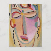 Mystischer Kopf, Meditation | von Jawlensky Postkarte (Vorderseite)