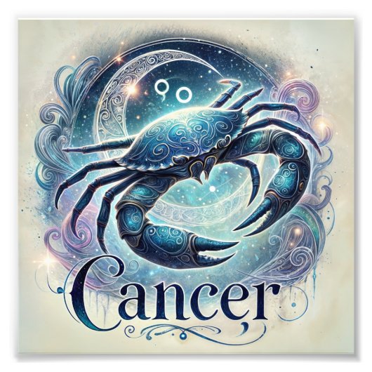 Mystischer Krebs Fotodruck (Vorne)