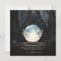 Mystischer Kristallkugel-Wahrsager-Halloween
