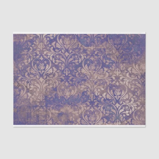 Mystischer Lavendel-Decoupage Seidenpapier (Vorderseite)