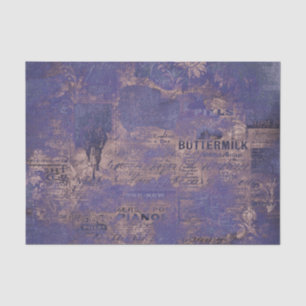 Mystischer Lavendel-Decoupage Seidenpapier
