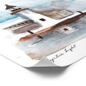 mystischer Leuchtturm Poster (Ecke)