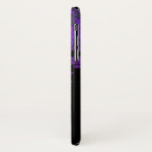 Mystischer lila personalisierter Fraktal iPhone X Case-Mate iPhone Hülle (Hinten/Links)