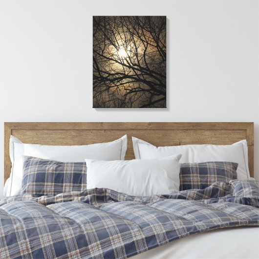Mystischer Mond Leinwanddruck (Insitu (Schlafzimmer))