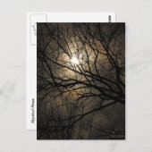 Mystischer Mond Postkarte (Vorne/Hinten)