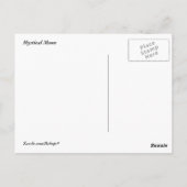 Mystischer Mond Postkarte (Rückseite)