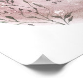 Mystischer Mond Rosa Baby Birth Poster (Ecke)