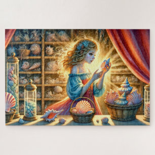 Mystischer Muschelshop - Entdeckung eines leuchten Puzzle