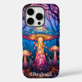 Mystischer Mushroom-Wald aus verkettetem Glas Case-Mate iPhone Hülle (Rückseite)
