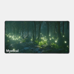 Mystischer Nachtwald   Schreibtischunterlage