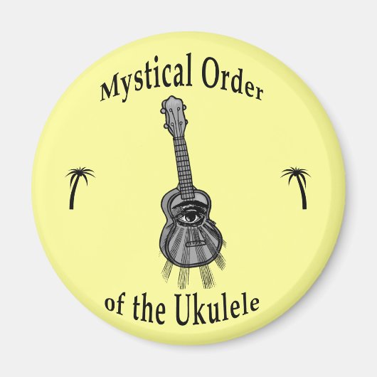 Mystischer Orden der Ukulele Magnet (Vorne)