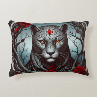 Mystischer Panther oder verzauberte Bestie Dekokissen