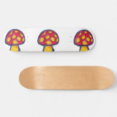 Mystischer Pilz Skateboard (Horizontal)