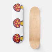 Mystischer Pilz Skateboard (Vorderseite)