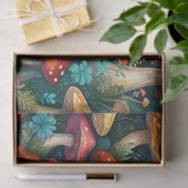 Mystischer Pilzwald Seidenpapier (Geschenk)