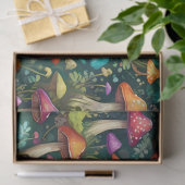 Mystischer Pilzwald Seidenpapier (Geschenk)