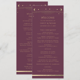 Mystischer Pum Gold Sun Moon Astronomie-Raum Programm