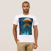 Mystischer Quallensee-Themed T - Shirt (Vorne ganz)