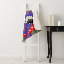 Mystischer Rabe Sherpadecke
