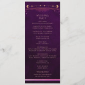 Mystischer Regenbogen Deep Plum Sun Moon Astronomi Programm (Rückseite)