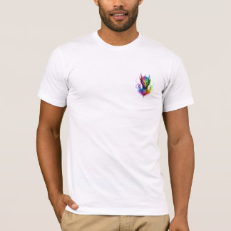 Mystischer Regenbogen-Drache Grafik-T-Shirt: Vorde T-Shirt